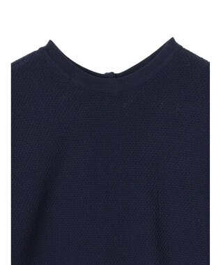 Green Parks ２ｗａｙ　パール釦ニットプルオーバー Dark Navy