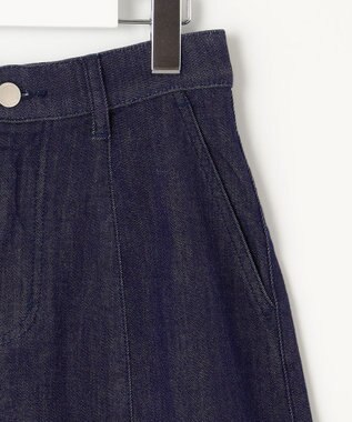 自由区 L 【洗える】ウスカルデニム スカート インディゴ