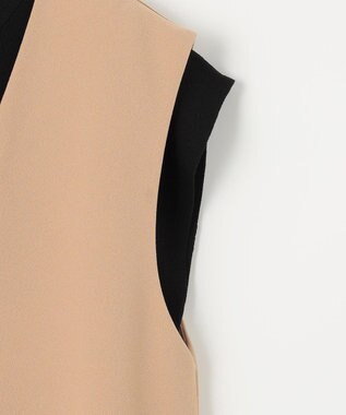 組曲 L 【2SET・WEB限定】バイカラー ジャンスカニットセット ベージュ系