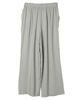 CRAFT STANDARD BOUTIQUE レーヨンワイドパンツ Sax