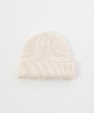 MOONBAT 【洗える】伸縮性に優れたストレスフリー ニット帽 ゆったり オフホワイト