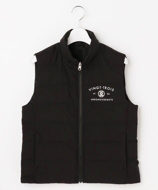 23区GOLF 【WOMEN】中綿リバーシブルベスト ブラック系5