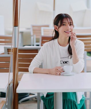 Tiaclasse 【新色追加・UVケア・接触冷感】“やみつき”着ながしロングカットソーカーデ オフホワイト