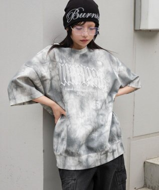 WEGO 【ユニセックス着用ITEM/MLサイズ展開】スノーパターンポンチT（SS） グレー