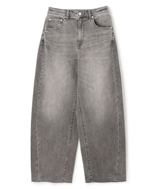 UNFILO 【UNFILO DENIM】バレルレッグデニム グレー