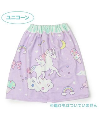 Mother garden マザーガーデン 水泳 ラップタオル 60×120cm 《 ユニコーン 柄 / レモンくま柄 》 ユニコーン