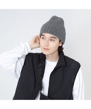 林八百吉商店 un chapeau ニットワッチ グレー