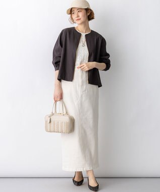 23区 ペーパーブレード キャップ アイボリー系