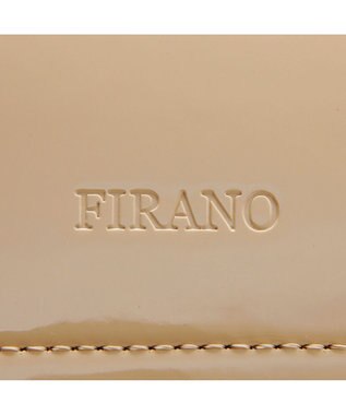 MioFIRANO スクエアエナメルハンドバッグ 2WAY　FIRANO フィラノ BEIGE