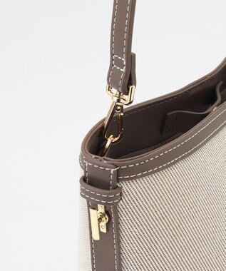 J.PRESS LADIES 【2way】Bucket キャンバス バッグ モカ系