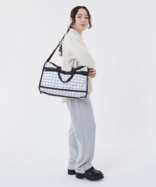 LeSportsac DELUXE MED WEEKENDER/モノクラスチェック モノクラスチェック