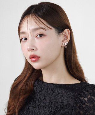 TOCCA 【大人百花掲載】DOUBLE FACE PEARL EARRINGS イヤリング シルバー系