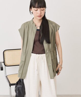 AMERICAN HOLIC Ｗポケットベスト Khaki