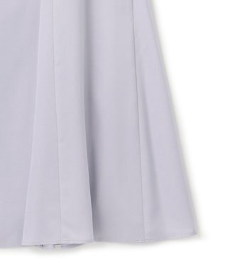 ICB 【洗える】 ルゼブフィブリルサテン スカート ライラックグレー系