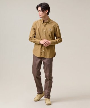 J.PRESS MEN このさりげなさが大人気【IVY COLLECTION】【UNISEX】バックブルチェックガーメントダイ シャツ / B.D. イエロー系3