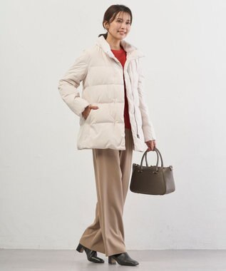J.PRESS LADIES 【WEB限定カラーあり・2way】curve ボストン バッグ モカ系