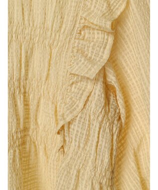 Green Parks ・ＥＬＥＮＣＡＲＥ　ＤＵＥ　シャドーチェックブラウス Yellow