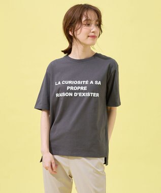 ANY オーガビッツアソートプリントTシャツ グレーロゴ