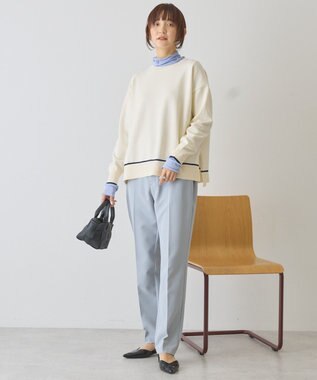 AMERICAN HOLIC シアーハイネックインナー Blue