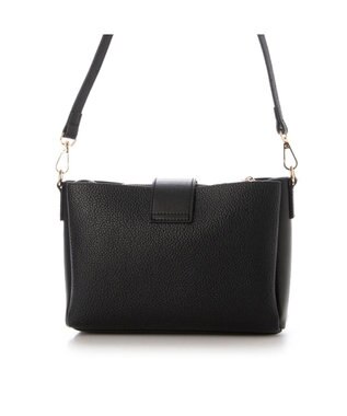 UNBILLION カシュカシュ cachecache / 横型3つ口ショルダーバッグ ブラック