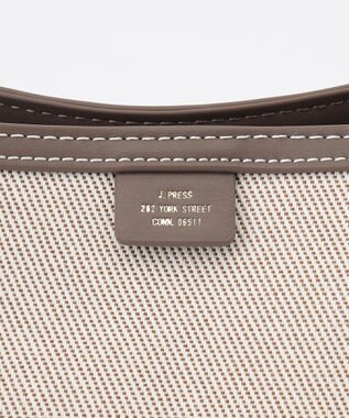 J.PRESS LADIES 【2way】Bucket キャンバス バッグ モカ系