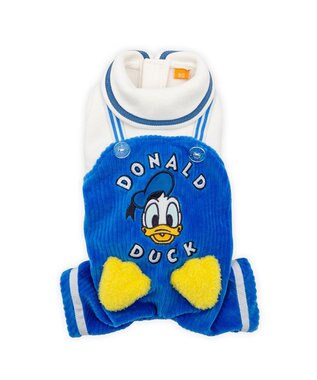 PET PARADISE ディズニー ドナルドダック マリン オーバーオール 小型犬 ブルー