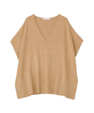 AMERICAN HOLIC Vネックニットベスト Camel