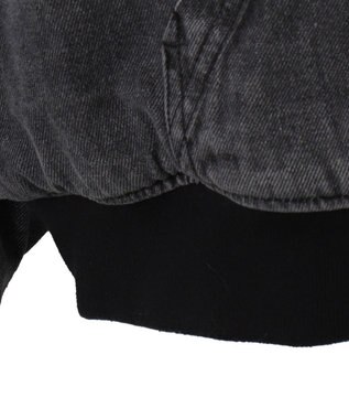 WEGO 【ユニセックス着用ITEM】ワーカーズボアフードブルゾン ブラックその他