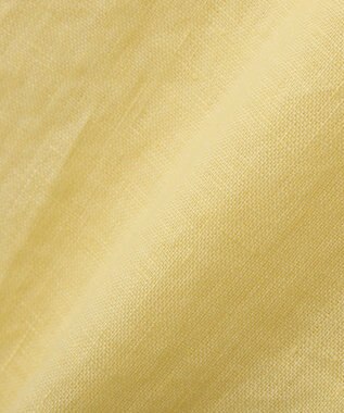 YECCA VECCA フレンチリネンドロストワンピース Yellow