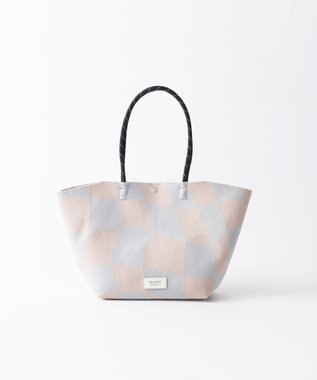 TRICOTE 【軽くて丈夫】FLOW ブロックチェック バッグ