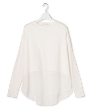 ICB 【先行予約】 ヴィスコースワイド シアーコンビプルオーバー オフホワイト