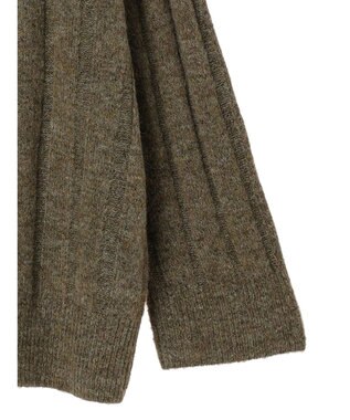 Green Parks ・Ｐｅｔｉｔ　Ｆｌｅｕｒ　ハーフＺＩＰニット Brown