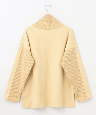 SHARE PARK LADIES ラグランスリープハイネックプルオーバー イエロー