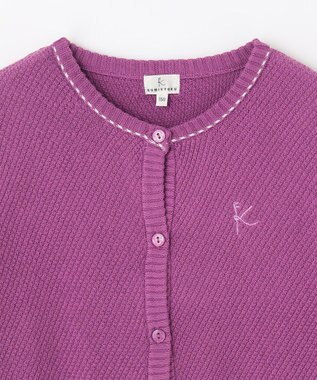 組曲 KIDS 【150-160㎝】クラシック カーディガン ライラック系