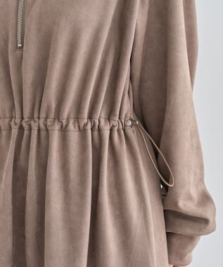 Green Parks ・ＥＬＥＮＣＡＲＥ　ＤＵＥ　スエードポンチワンピース Brown