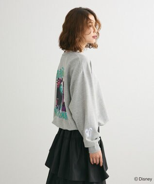 Green Parks ナイトメア／裾ドロストミニ裏毛プルオーバーⅡ Gray Mixture