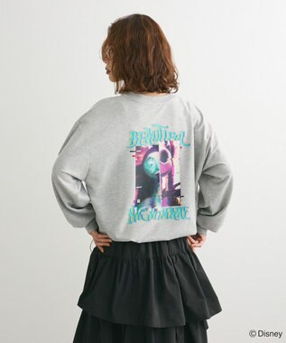 Green Parks ナイトメア／裾ドロストミニ裏毛プルオーバーⅡ Gray Mixture