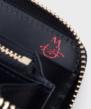 Paul Smith カラードゥードゥル ラウンドジップ 長財布 ネイビー