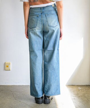 caqu スッキリ足長効果 ハイライズバギーシルエットデニム 3years