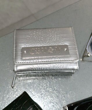 WEGO プレートクロコウォレット シルバー