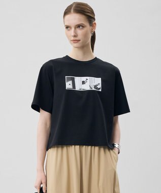 ICB L クロップド ロゴTEE（フォトプリント）