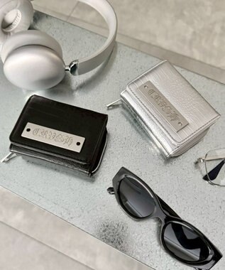 WEGO プレートクロコウォレット シルバー