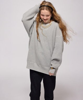 LENO THERMAL KNIT《UNISEX》ワッフルニット GRAY