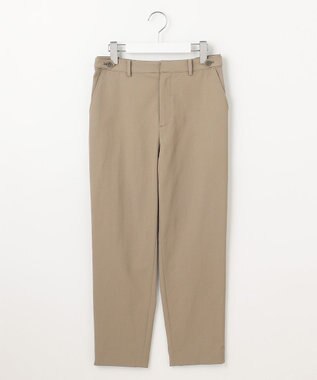 J.PRESS LADIES L 【洗える・接触冷感・UVケア・吸水速乾・防透け】麻シェルドライ テーパード パンツ カーキ系