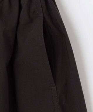 ANY 【ウエストゴム/2WAY】ドロストスカート ブラック