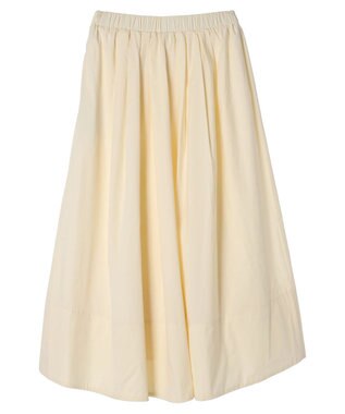 YECCA VECCA タックボリュームスカート① Ivory