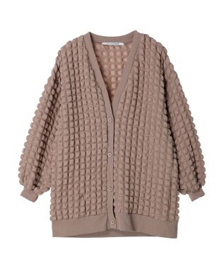 Green Parks ・ＲＡＹ　ＣＡＳＳＩＮ　ポップコーンカーディガン Gray Beige