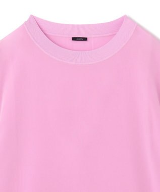 JOSEPH 【洗える】クレープドソワ　シルクTシャツ Begonia Pink
