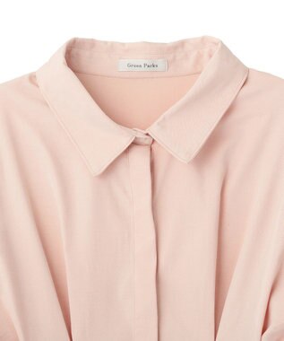 Green Parks 【WEB限定】ドロストシャーリングウエストタックシャツⅡ Pink