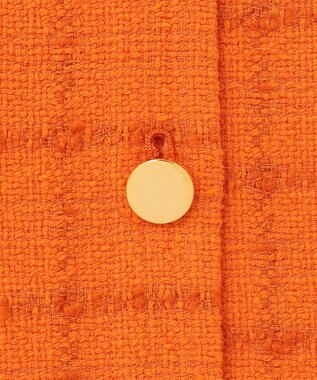 GRACE CONTINENTAL ツイードミニワンピース オレンジ